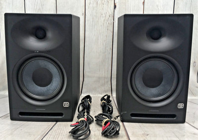 Pair PreSonus Eris Studio 8 Powered Studio Monitors 8'' Active Speakers