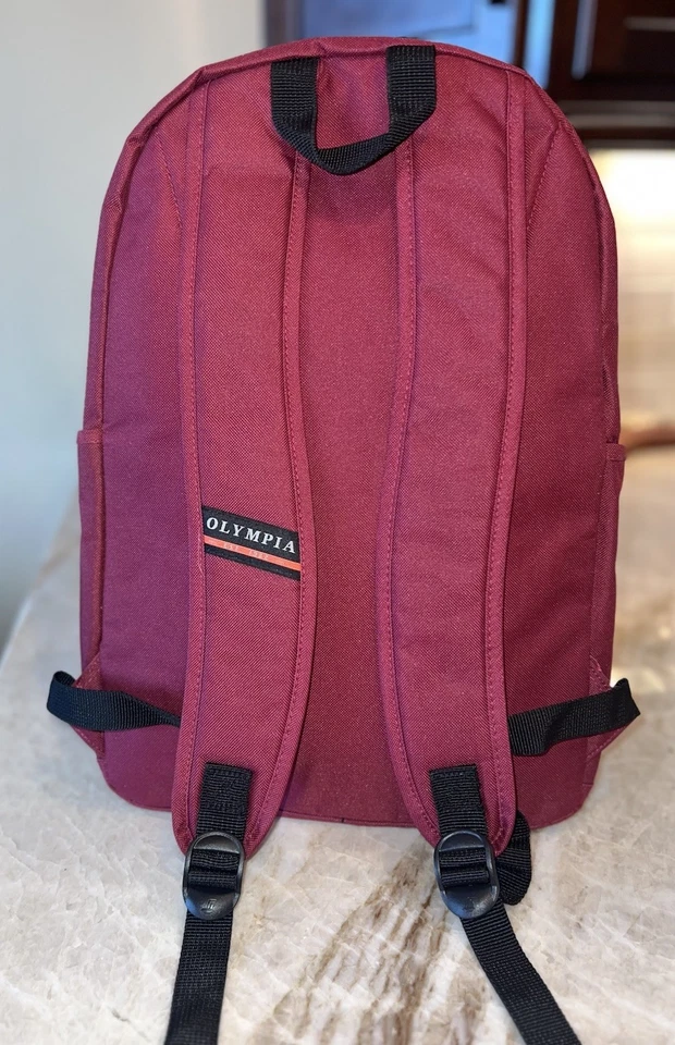 Olympia Princeton Backpack by Olympia Water Resistant Laptop Sleeve Side Pockets - Image 4 of 4