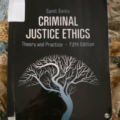 Cyndi Banks SAGE Publications Criminal Justice Ethics Fifth Edition Paperback