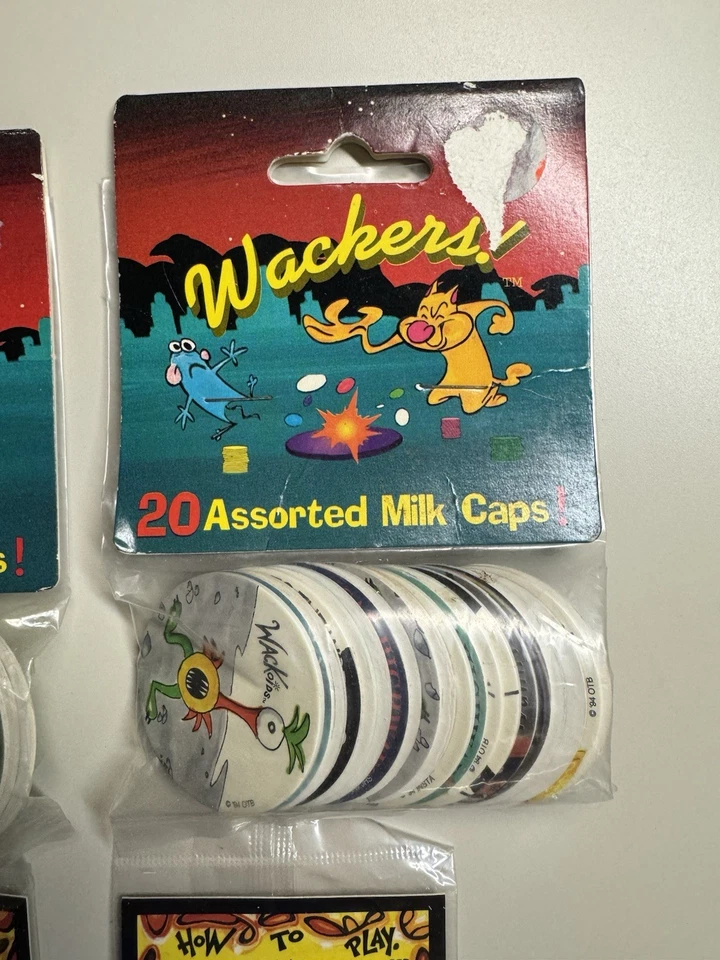 2 Slug Series 1 & 2 Wackers Vintage 90's" POGS (4 Sealed pkg) NOS 50 Pogs Total - Image 3 of 4