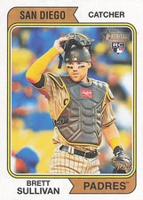 Brett Sullivan 2023 Topps Heritage #690 San Diego Padres Rookie