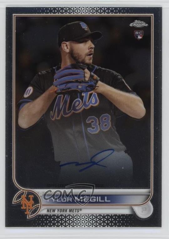 2022 Topps Chrome Rookie Auto Tylor Megill #RA-TM Auto 1mh5