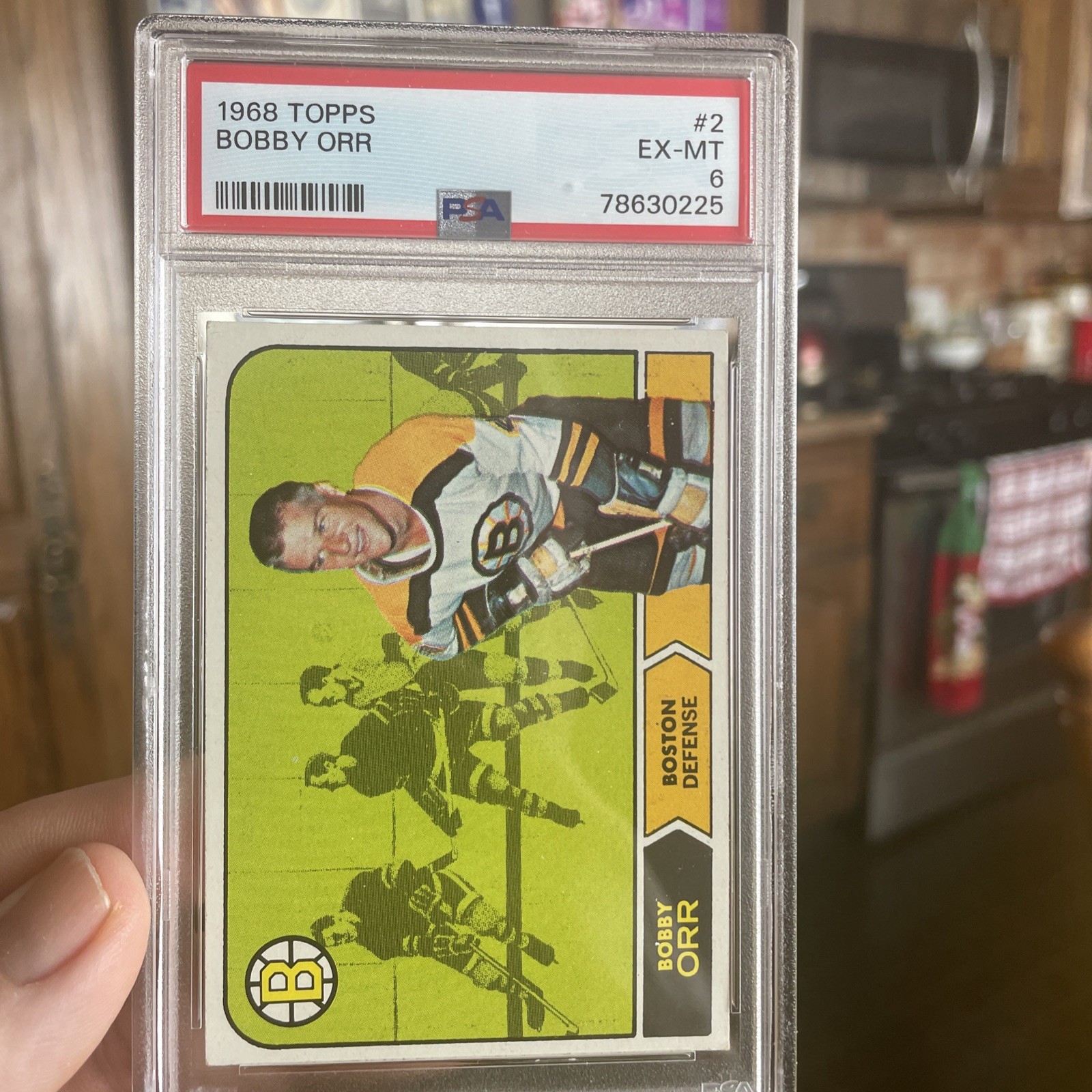 1968-69 Topps - Bobby Orr #2 PSA 6 