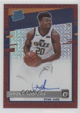 2020 Panini Donruss Optic Choice Red Prizm Signatures Udoka Azubuike Auto 10nl
