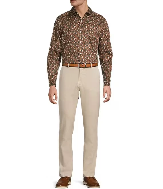 Hart Schaffner Marx Men’s SZ 40x32 Dress Chino Pants New York Fit Stone