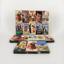 18 VHS Tape Lot Comedy Family Big Dumb and Dumber Sister Act Mrs Doubtfire