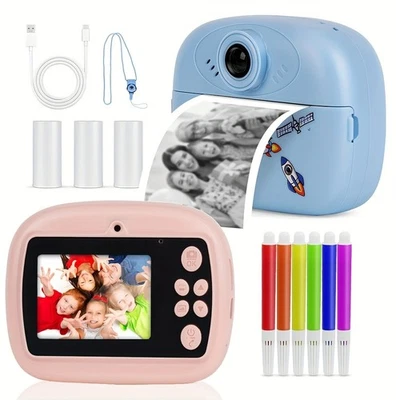 NEXT SELECT Cámara para niños cámara instantánea cámara digital niños impresión instantánea cámara juguete