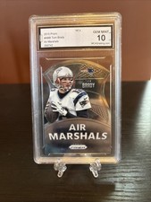  AIR MARSHALS DIE-CUT Tom Brady 2015 Panini Prizm  Insert #AM8 PSA 9 Patriots