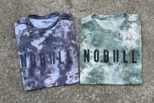 NOBULL Shirt Mens Large Tie Dye Performance Athletic Tee Workout Gym Lot Of 2