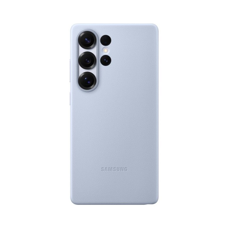 Coque Samsung S25 Ultra en cuir véritable Kindsuit bleu clair élégante