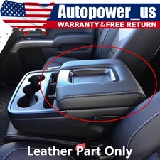Cubierta reposabrazos tapa consola para Chevy Silverado Sierra 2014-2018 puntada gris