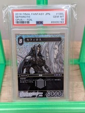 FFTCG Final Fantasy TCG Opus I Sephiroth Foil 1-186L PSA 10 Gem Mint Japanese