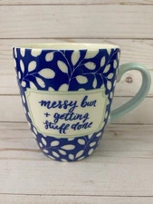 Messy Bun & Getting Stuff Done Jumbo Mug 24oz By Threshold Funny Saying Cup