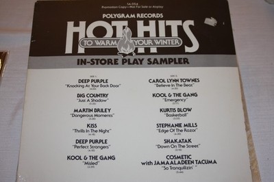 PolyGram Records ''Hot Hits To Warm Your Winter'' In-Store Play Sampler Promo