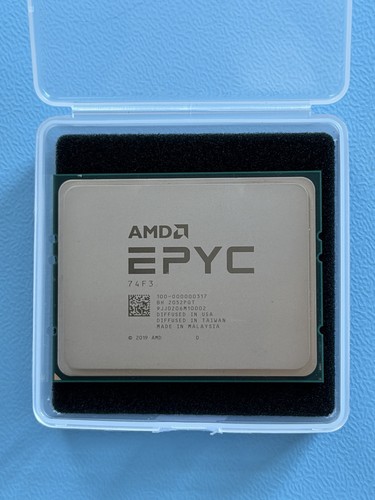 AMD EPYC 74F3 24 Core Milan CPU 3.2 GHZ 240W SP3 100-000000317 (DELL LOCKED)