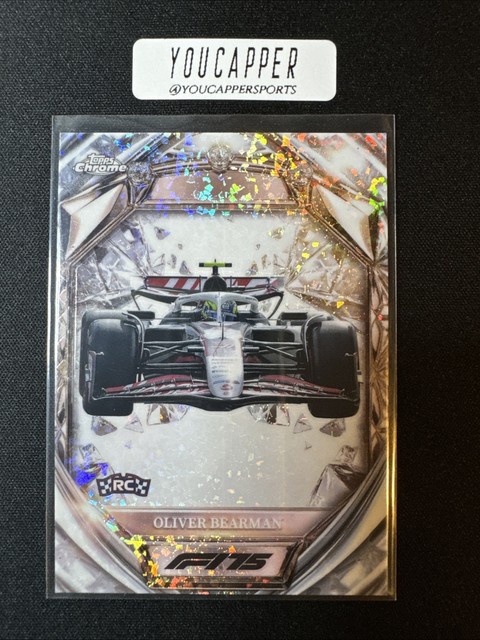 2025 Topps Chrome Formula 1 - Diamond 75th Anniversary Oliver Bearman RC