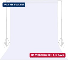 TRLYC White Photography Backdrops 5x7 FT Seamless Background for Studio  White