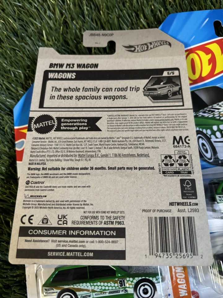Hot Wheels BMW M3 Wagon 2025 Set Of 6 - Image 3 of 3