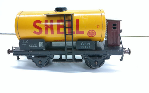 Fleischmann Spur 0  485 Kesselwagen "Shell" - alte Blech - ohne OVP # 6395 | Zustand: Gebraucht