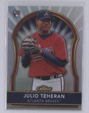 2011 Topps Finest Refractor 319/549 Julio Teheran #64 1u6
