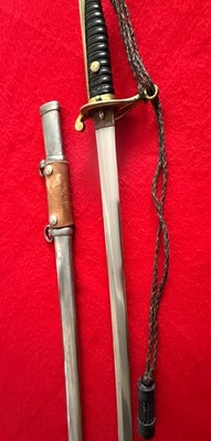 RARE EARLY M1889 JAPANESE NAVY PRISON GUARD SHORE PATROL SWORD w