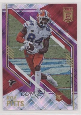 2021 Panini Donruss Elite Rookies Purple 85/99 Kyle Pitts #117 Rookie RC a8r
