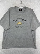 Buffalo Sabres Shirt Mens 2XL NHL Hockey Old Time Sports All Guts No Glory Tee