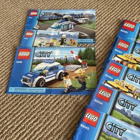 LEGO City instruction books Only 60043 60054 60060 60061 ++ Lot Of 20 Booklets 