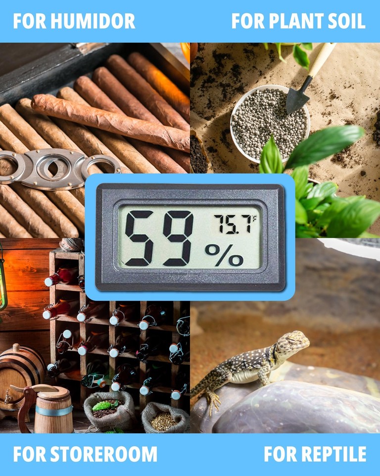 Hygrometer, Humidity Meter, Hydrometer, Room Thermometer Indoor ...