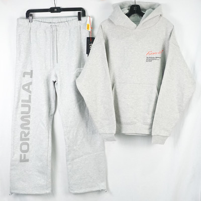 Pacsun X Formula 1 Specs Hoodie/Sprint Sweatpants In Grey Mens M/L (2 Piece Set)