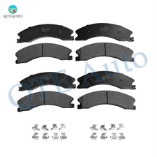 Set of 8 Front-Rear Ceramic Brake Pad Kit For 2011-2018 GMC Sierra 2500 HD