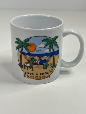 Life's a Croc Florida USA Becher Mug 1993 Top Amerika