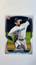 2023 Bowman Draft Prospect Emmett Olson #BD-10 Miami Marlins