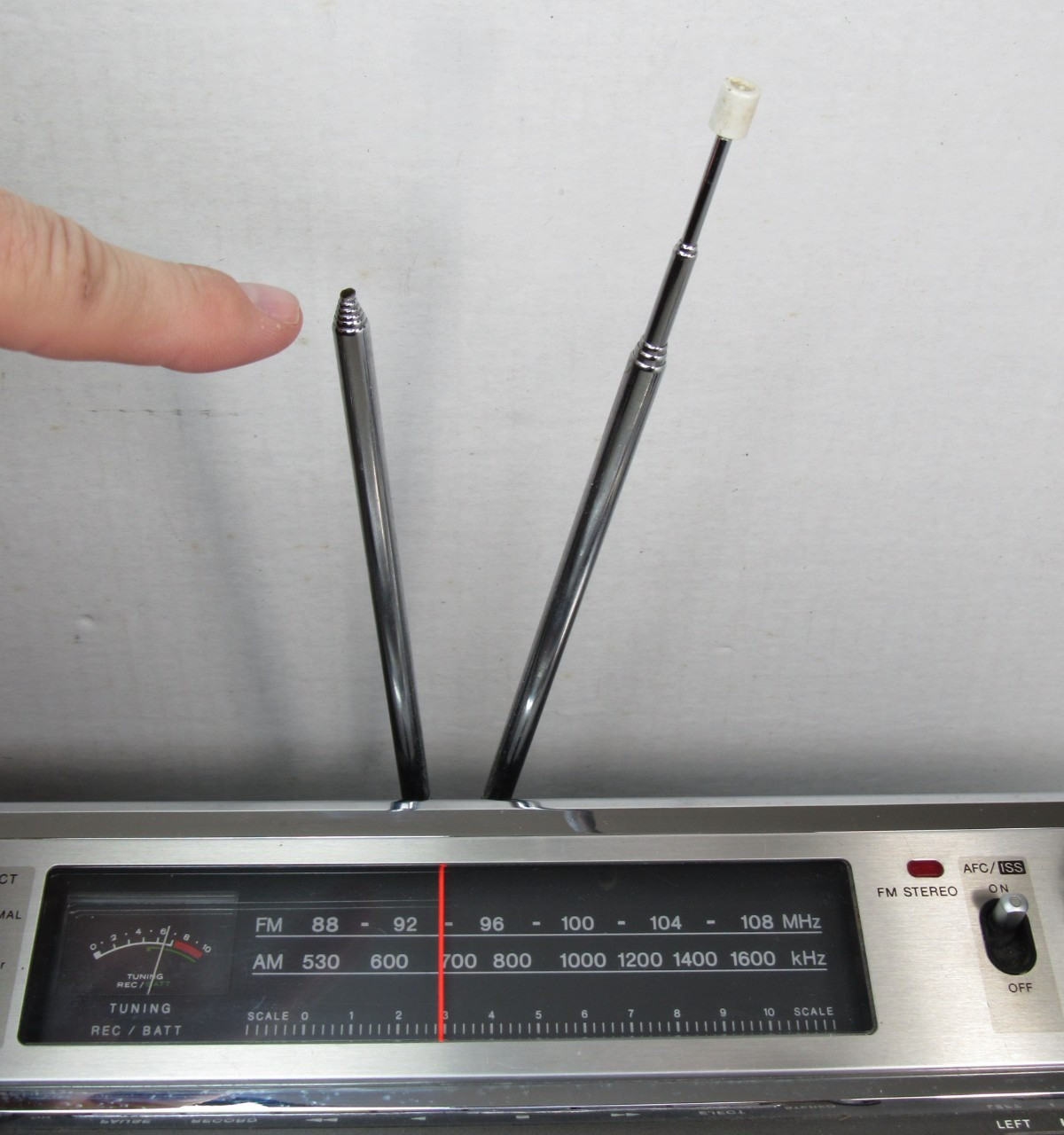 RARE Vtg SONY Boombox Radio AM/FM Cassette Player Recorder CF-580 Portable WORKS