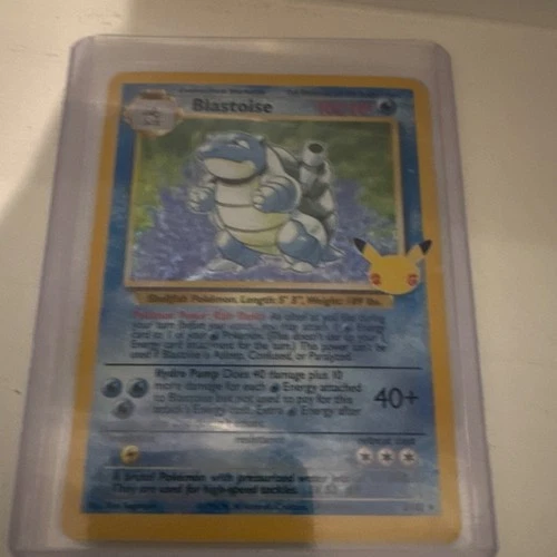 Wizards of the Coast Pokémon Blastoise 2/102 Base Set Holo Rare Card English