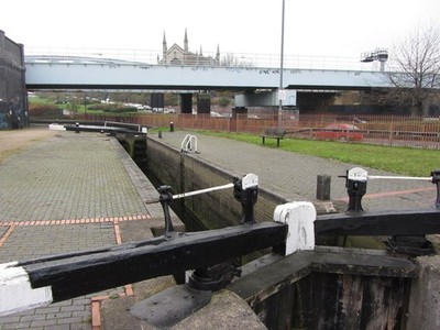 Foto A2 Sandy Lane Lock, Grand Union Canal Birmingham um 2011