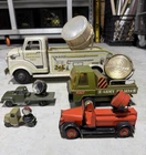 New ListingMarx Buddy L Vintage Tin Toy Vehicles Emergency Searchlight Unit Army Truck