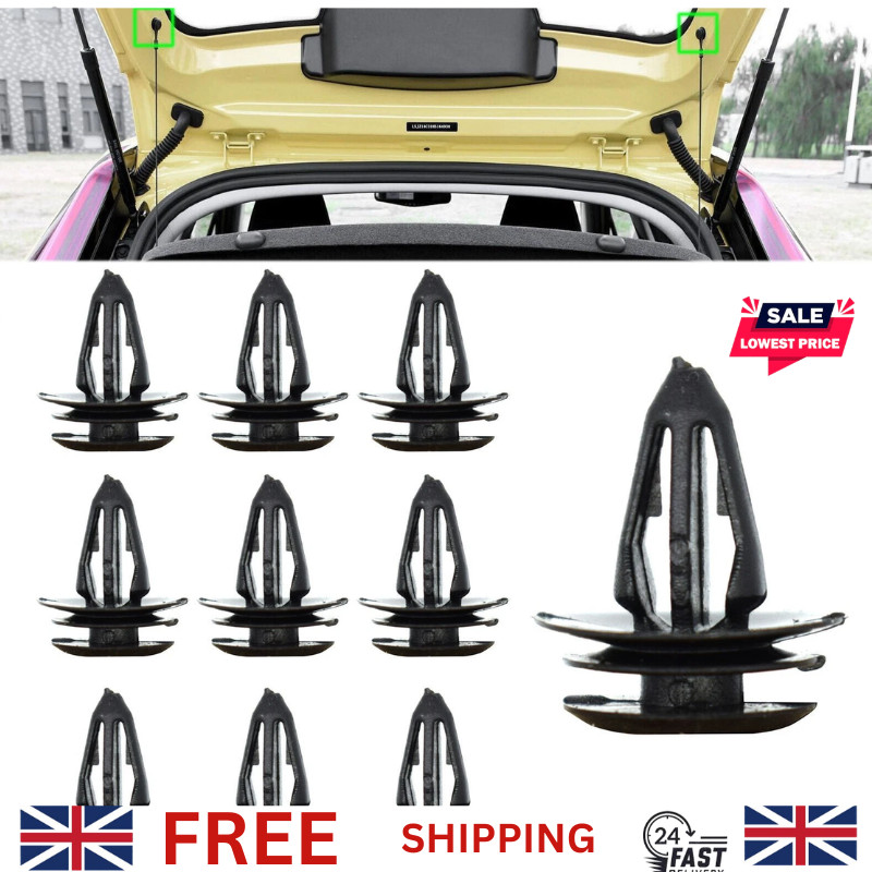10pcs For MG ZS MG3 Rear Boot Load Cover Parcel Shelf String Cord Clips Retainer
