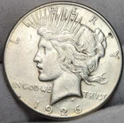 1926 S Peace US Silver Dollar - 90% Silver US Coin, P-2642s