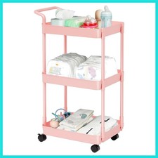 Baby Diaper Caddy   Plastic Diaper Organizer for Nursery Essentials, Movable ...