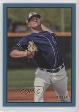 2019 Bowman Heritage Chrome Prospects Blue Refractor 42/99 Adrian Morejon 1c7