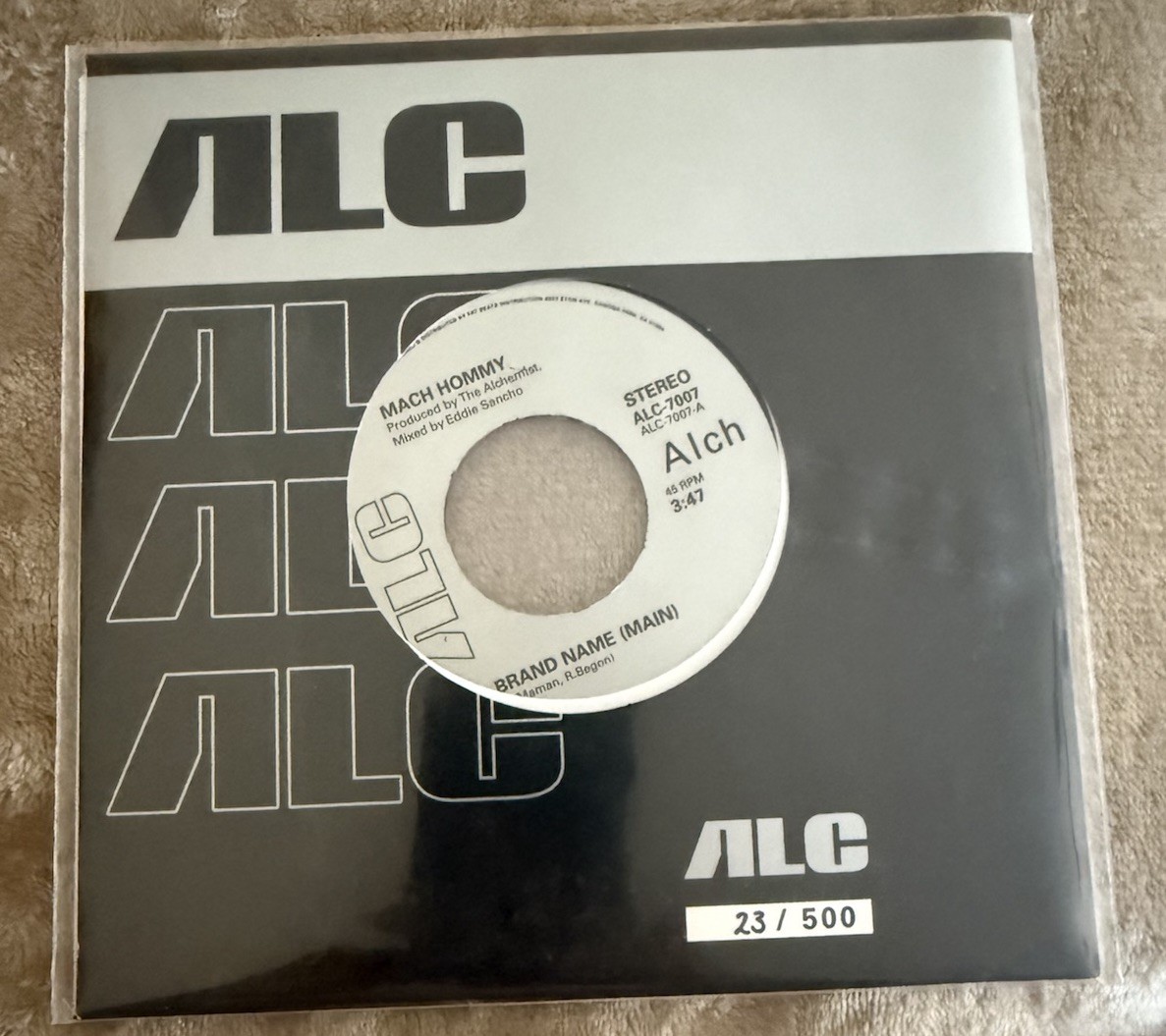 洋楽 Alchemist Mach Hommy Brand Name Alchemist & Mach-Hommy – Brand Name -7” #23/500 | eBay