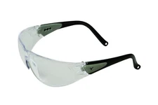 Encon Veratti 1000 Safety Impact Resistant Scratchcoat Glasses, Clear Lens Black