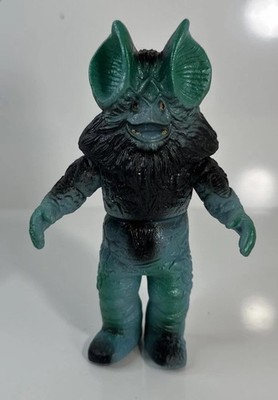 Popy ALIEN ICARUS Vintage 1978 Sofubi 6'' Kaiju ULTRAMAN Teal Vinyl Toy Japan