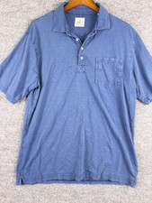 johnnie-O Men's Light Blue Short Sleeve Polo Shirt XL Button