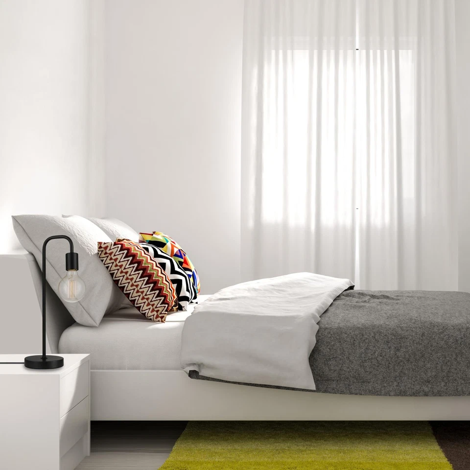 Globe Electric 12920 Holden Table Lamp, 18, Black Satin - Image 2 of 4