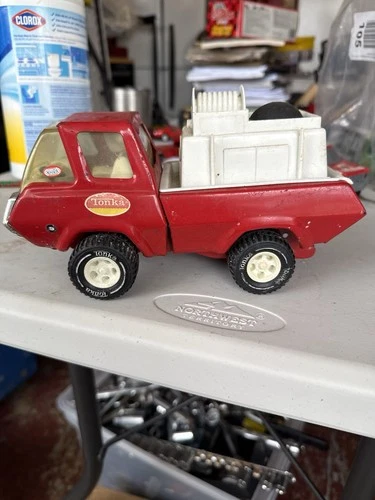 Tonka Small Scale Pumper Fire Truck Vintage Toy Pressed Steel 8 inch