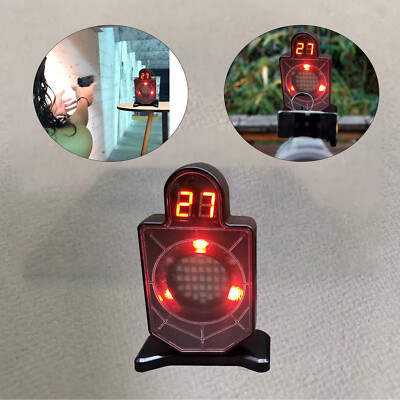 Electronic Laser Target Dry Fire Training Laser Induction Counting  With light