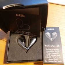 ALESSI APRINOCI NUT SPLITTER ACCIAIO - Originale nuovo con scatola (mai usato)