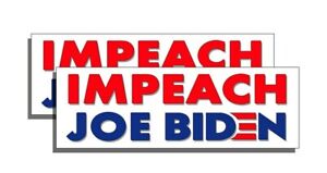 Keep America Great Sticker President Election US 2 PACK Impeach Biden 2020